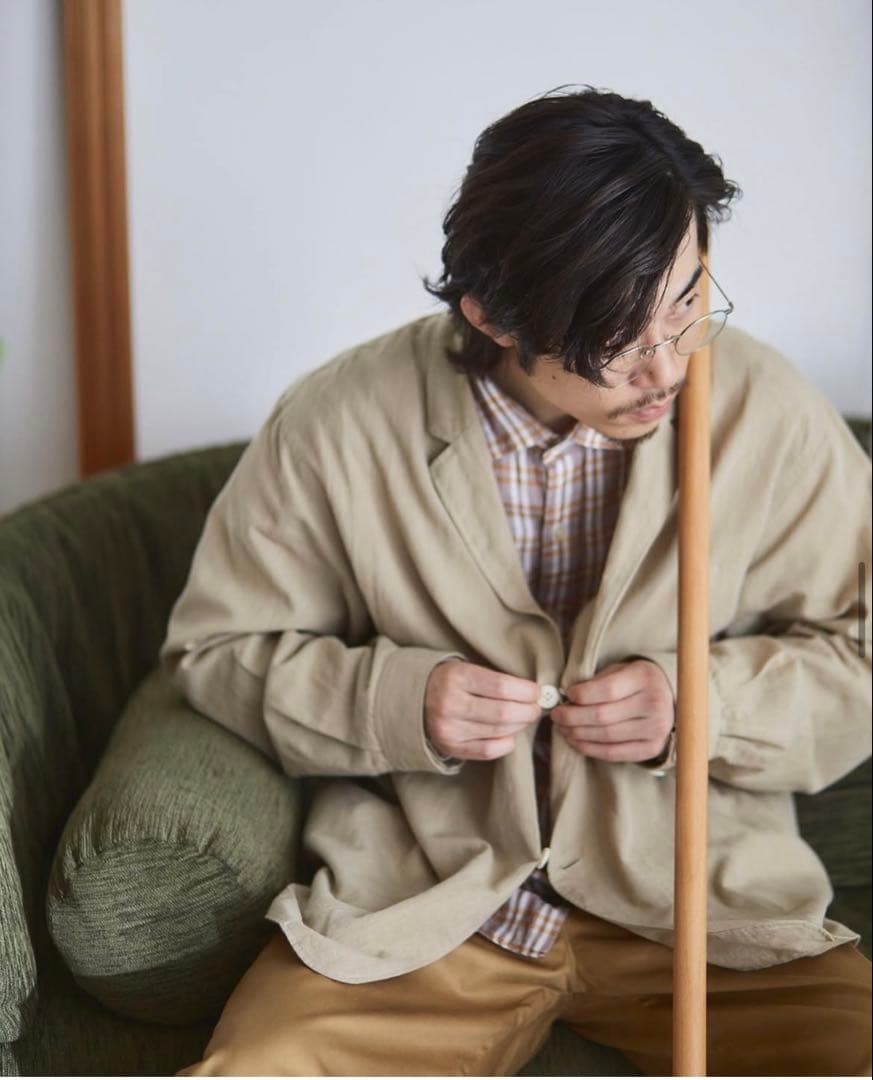 試着のみ 美品 holo shirts パスポートジャケット シャツ