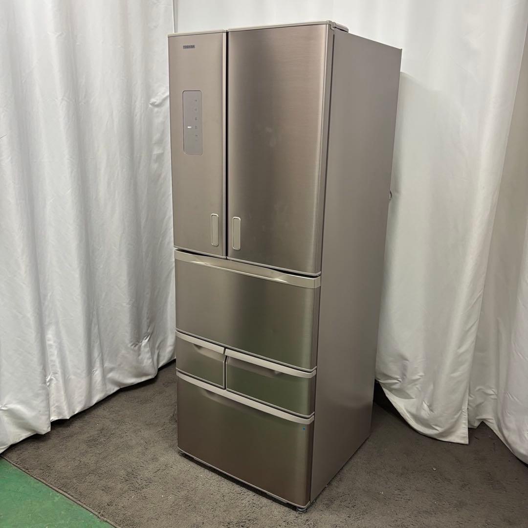 ★156　冷蔵庫　500ℓ〜600ℓ　大型　東芝　安い　綺麗　両開き　設置無料