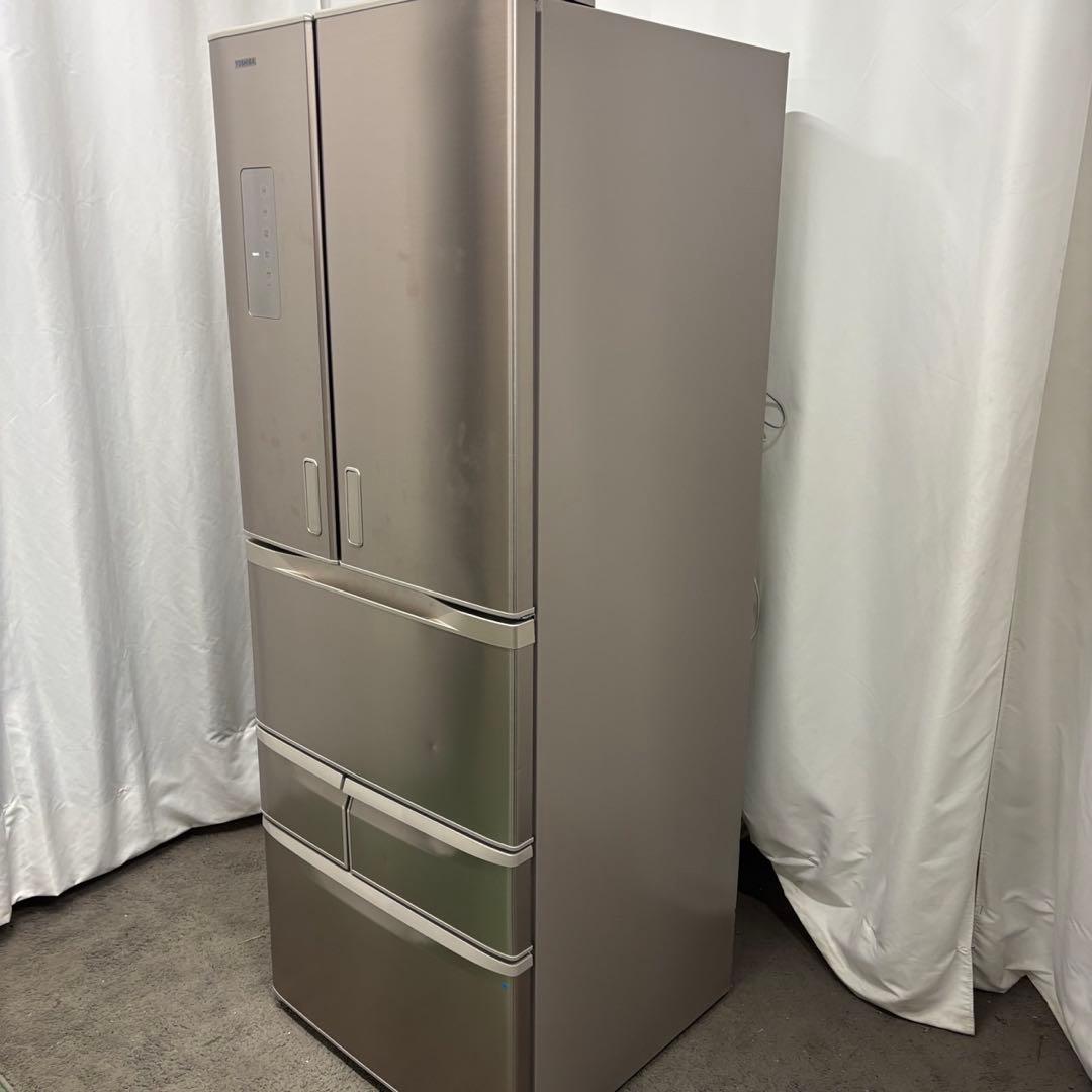 ★156　冷蔵庫　500ℓ〜600ℓ　大型　東芝　安い　綺麗　両開き　設置無料