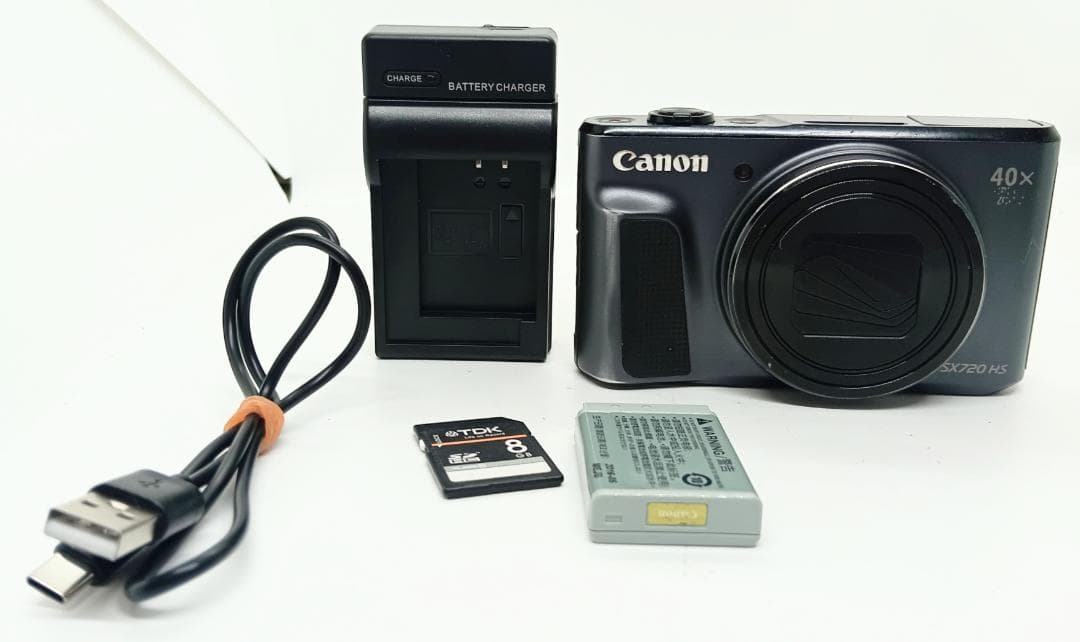 Canon PowerShot SX720 HS Black充電器SDカード付き