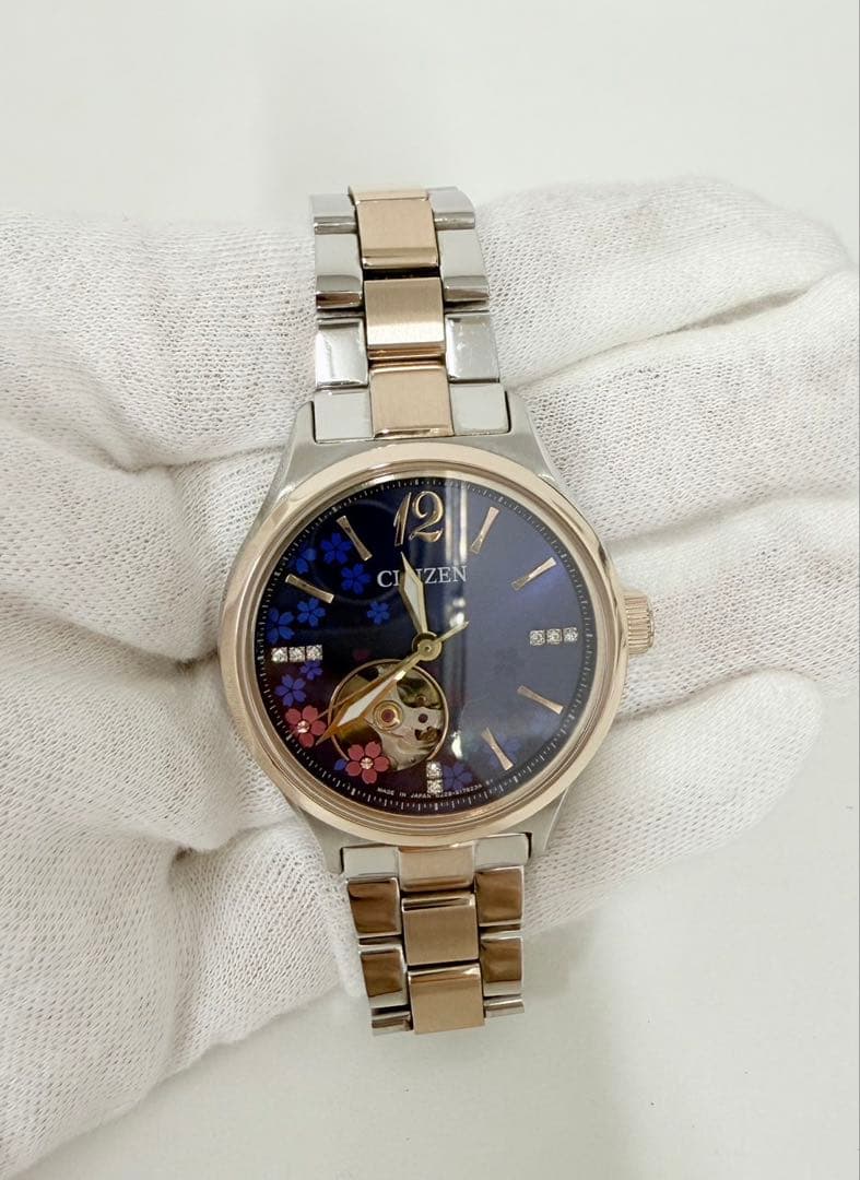 【新品同様】シチズン コレクション　メカニカル レディス SAKURA限定モデル