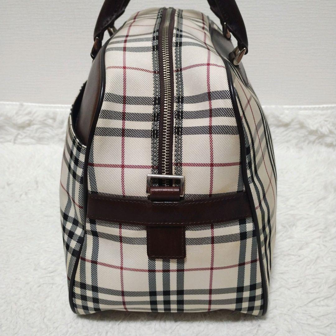 【美品】大容量 BURBERRY バーバリー ボストンバッグ ノバチェック