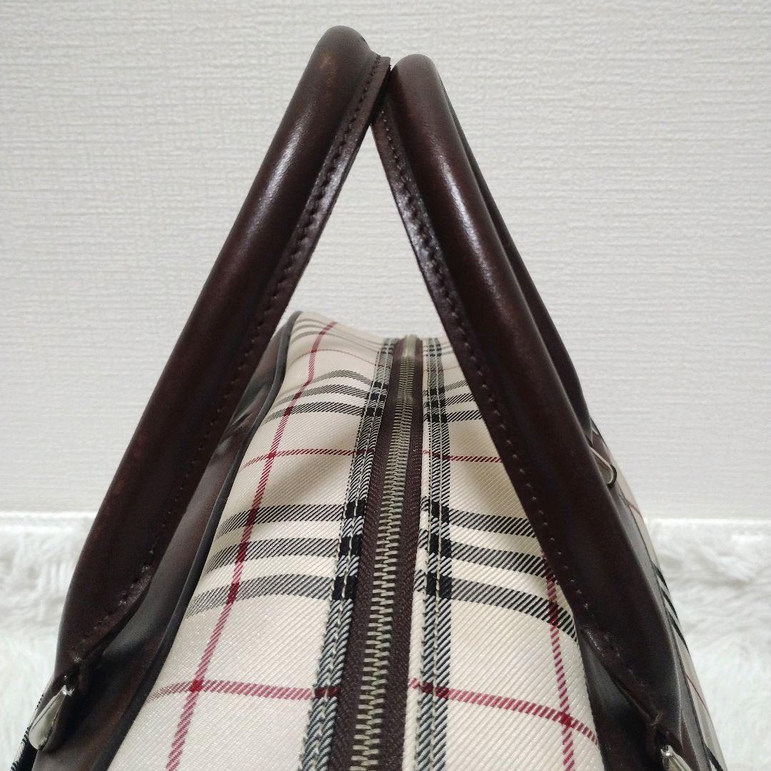 【美品】大容量 BURBERRY バーバリー ボストンバッグ ノバチェック
