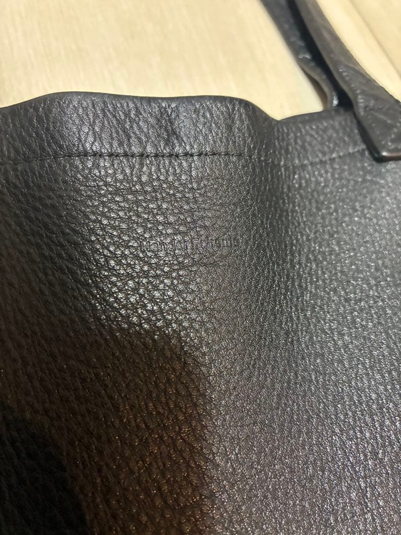 Hender Scheme エンダースキーマ cow bag 黒 レザー トート