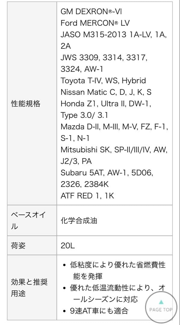 PETRONAS(ペトロナス) Tutela MULTI ATF 700 20L
