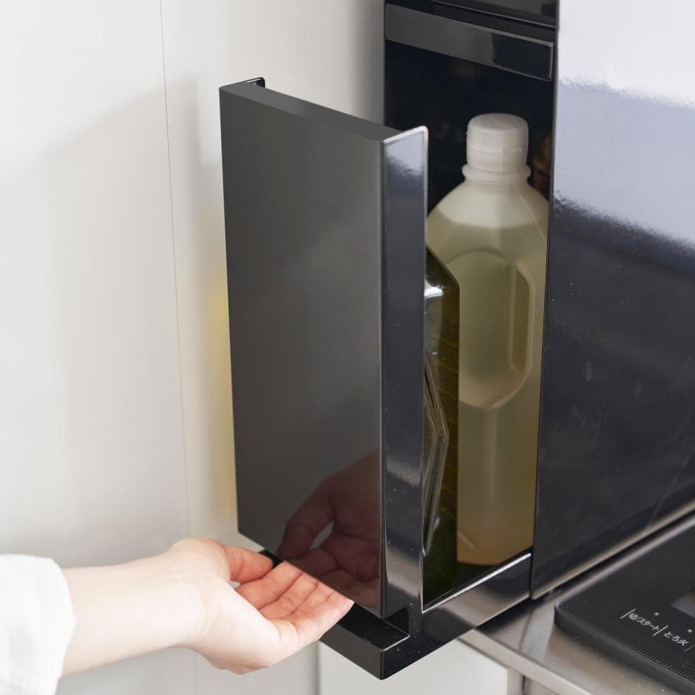 tower 隠せる調味料ラック ブラック おしゃれ 山崎実業 4335 タワー