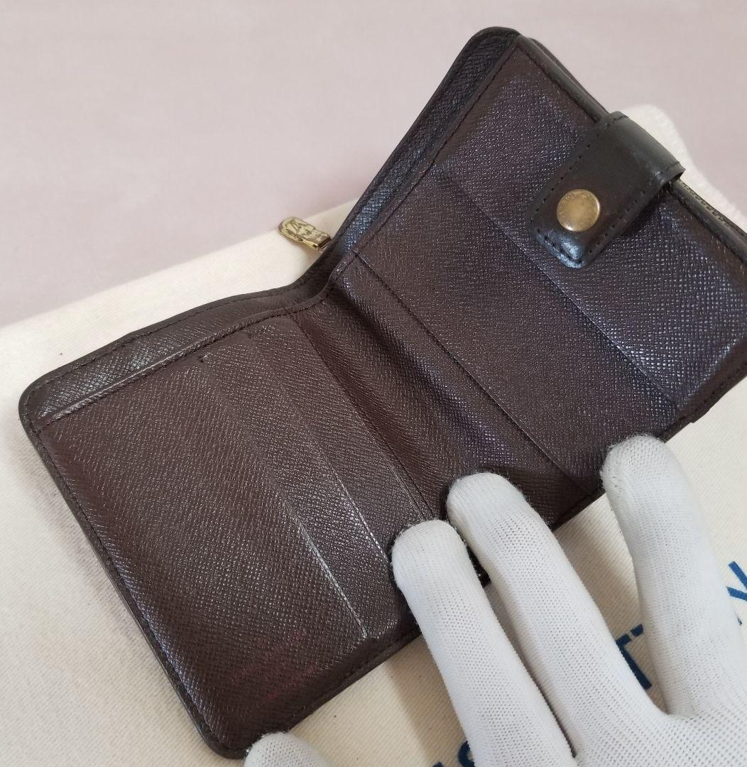 【直営店正規品】ルイヴィトン ダミエ コンパクトジップ 二つ折り財布