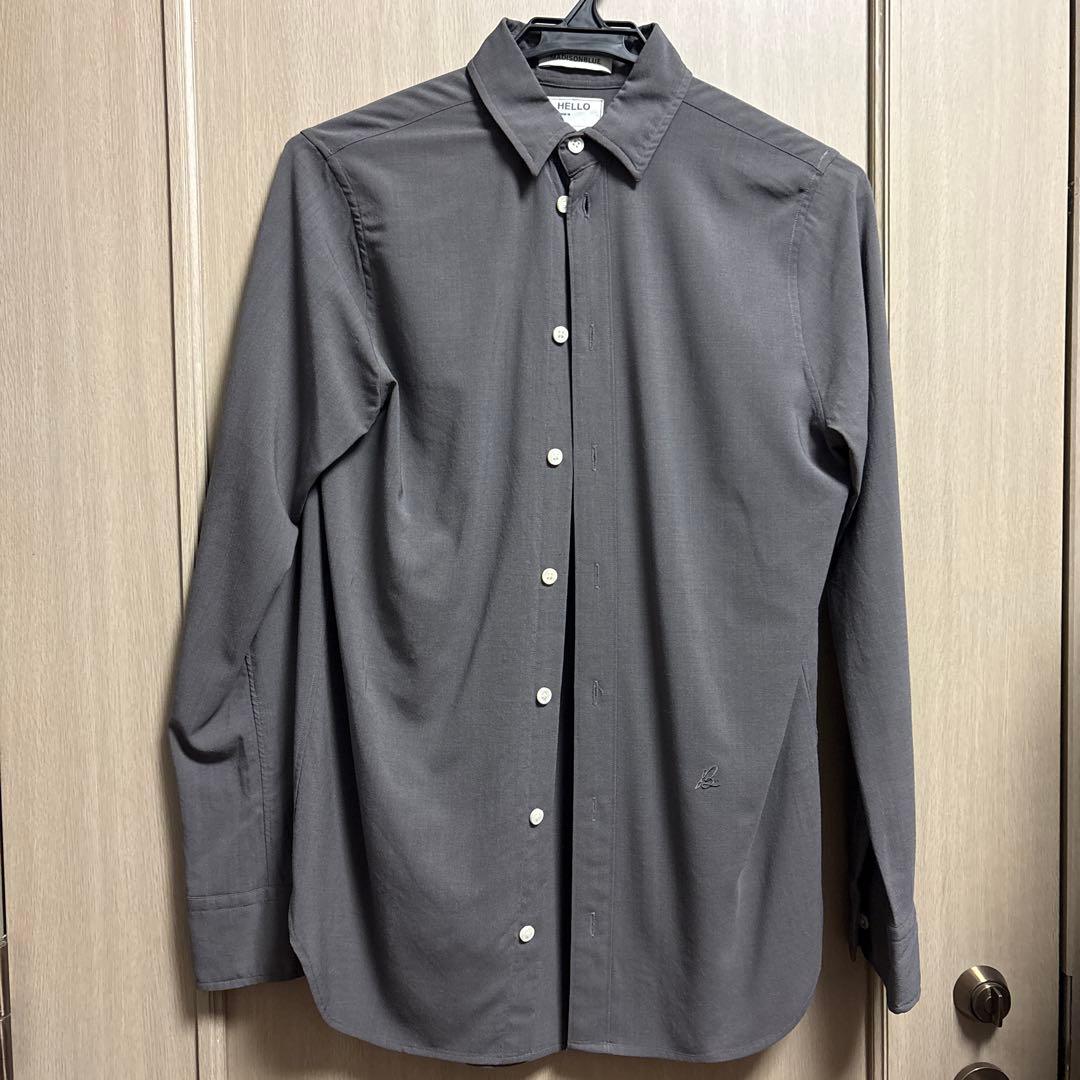 マディソンブルー ウールマダムシャツグレー