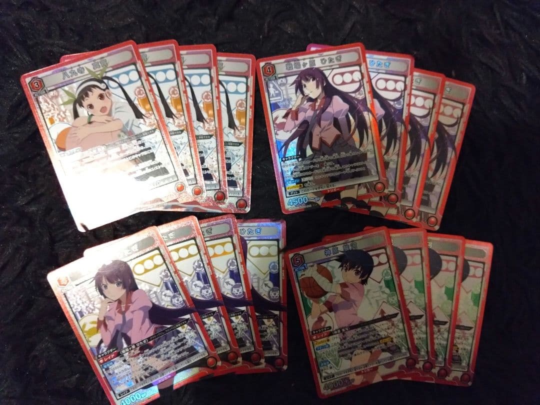 6*キ様 物語シリーズ UNION ARENA 4コン一部パラレル＋スタデ