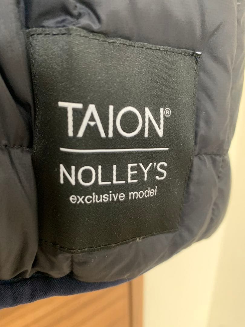 NOLLEY'S TAIONボアダウンリバーシブルコート　ノーリーズ　ネイビー