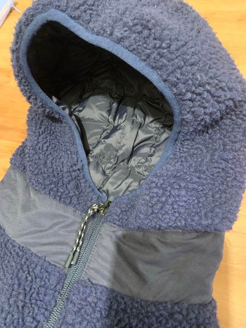 NOLLEY'S TAIONボアダウンリバーシブルコート　ノーリーズ　ネイビー