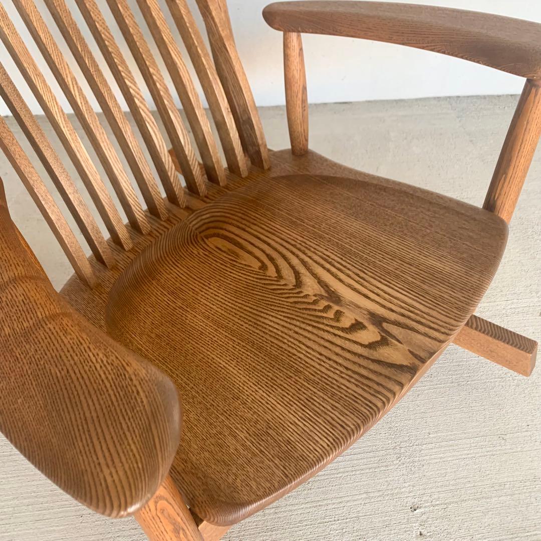 飛騨高山 北々家具 ロッキングチェア 伝統工芸 無垢材