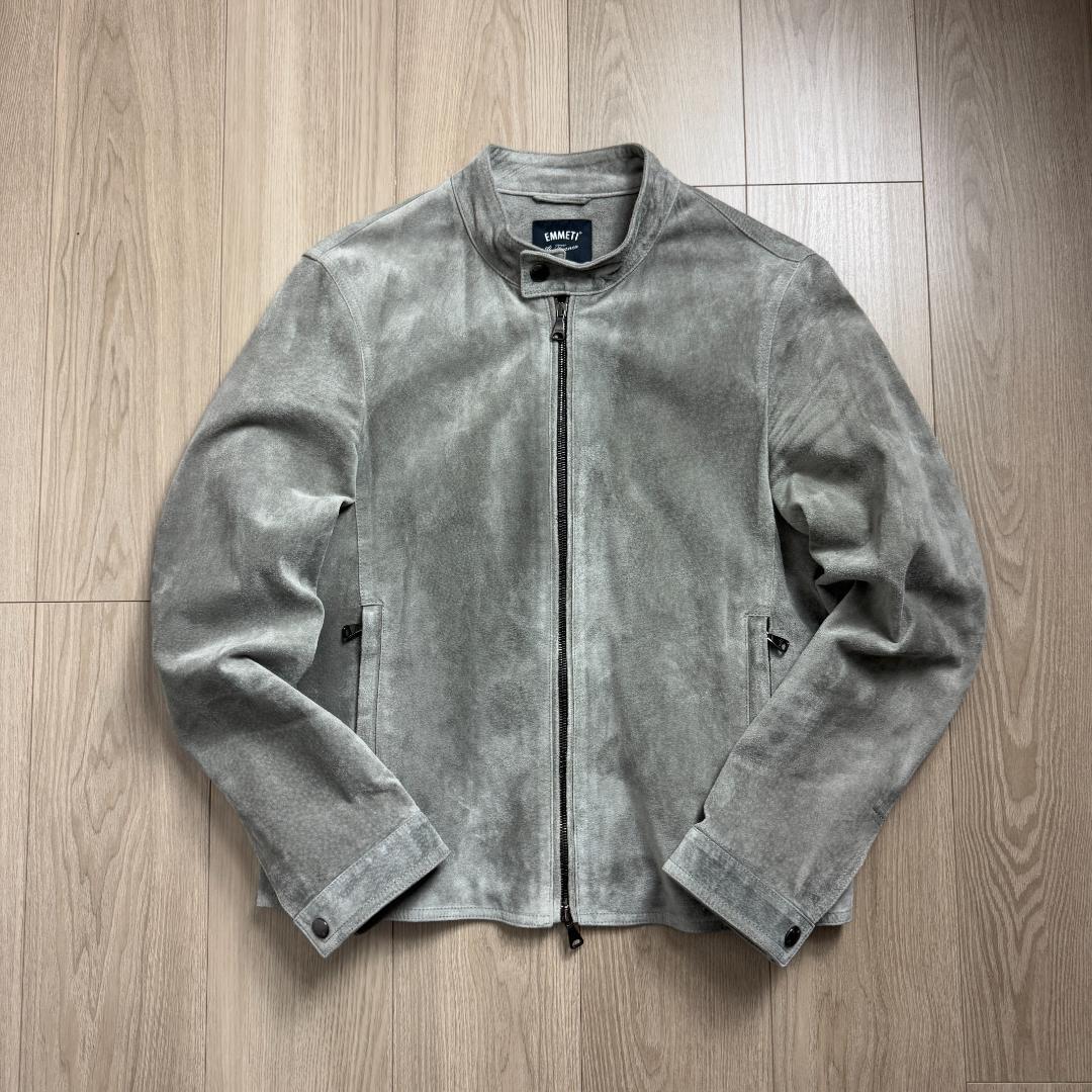 【超高級モデル☆JURIユリ】エンメティ ピッグスキンスウェードレザージャケット