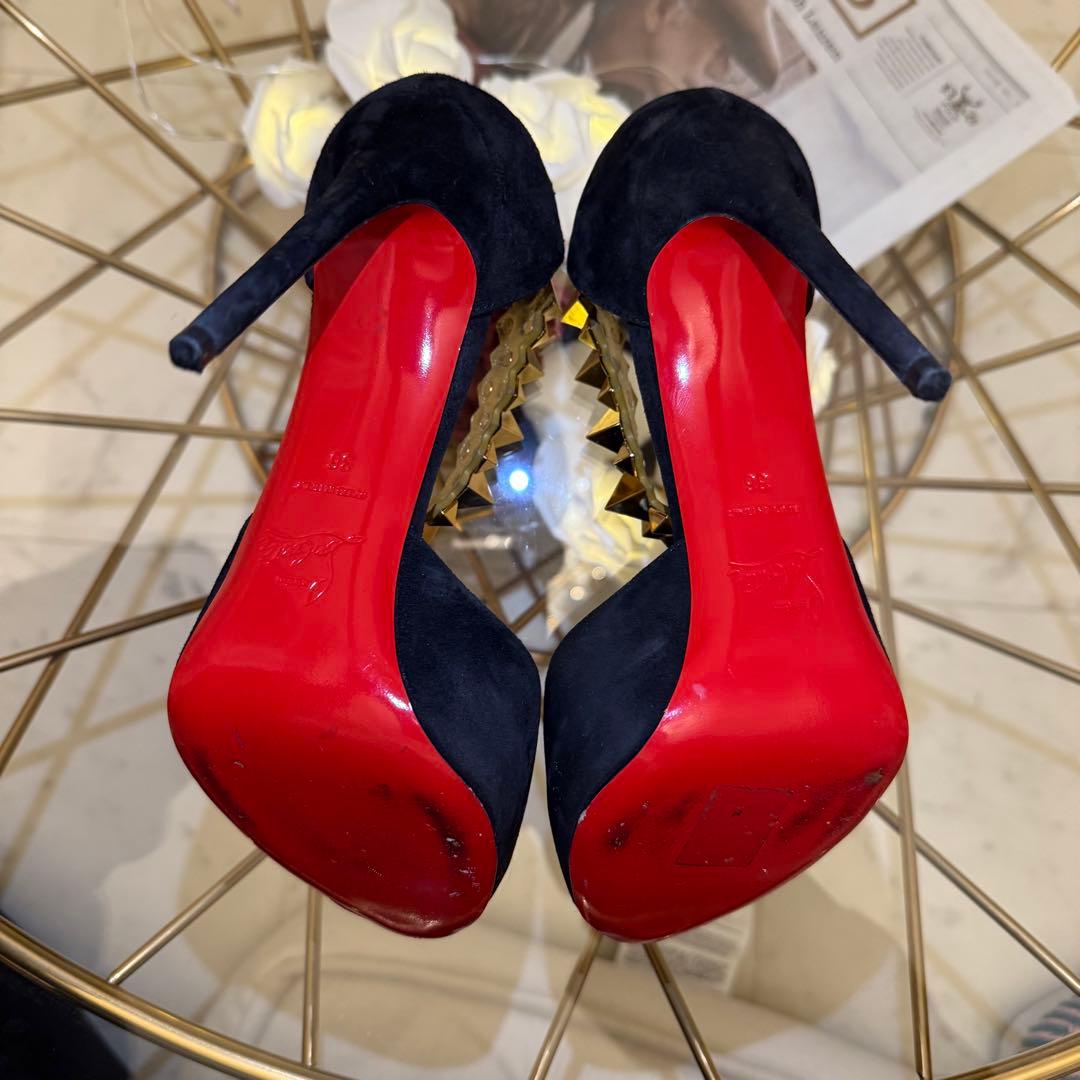 ルブタンオープントゥハイヒール