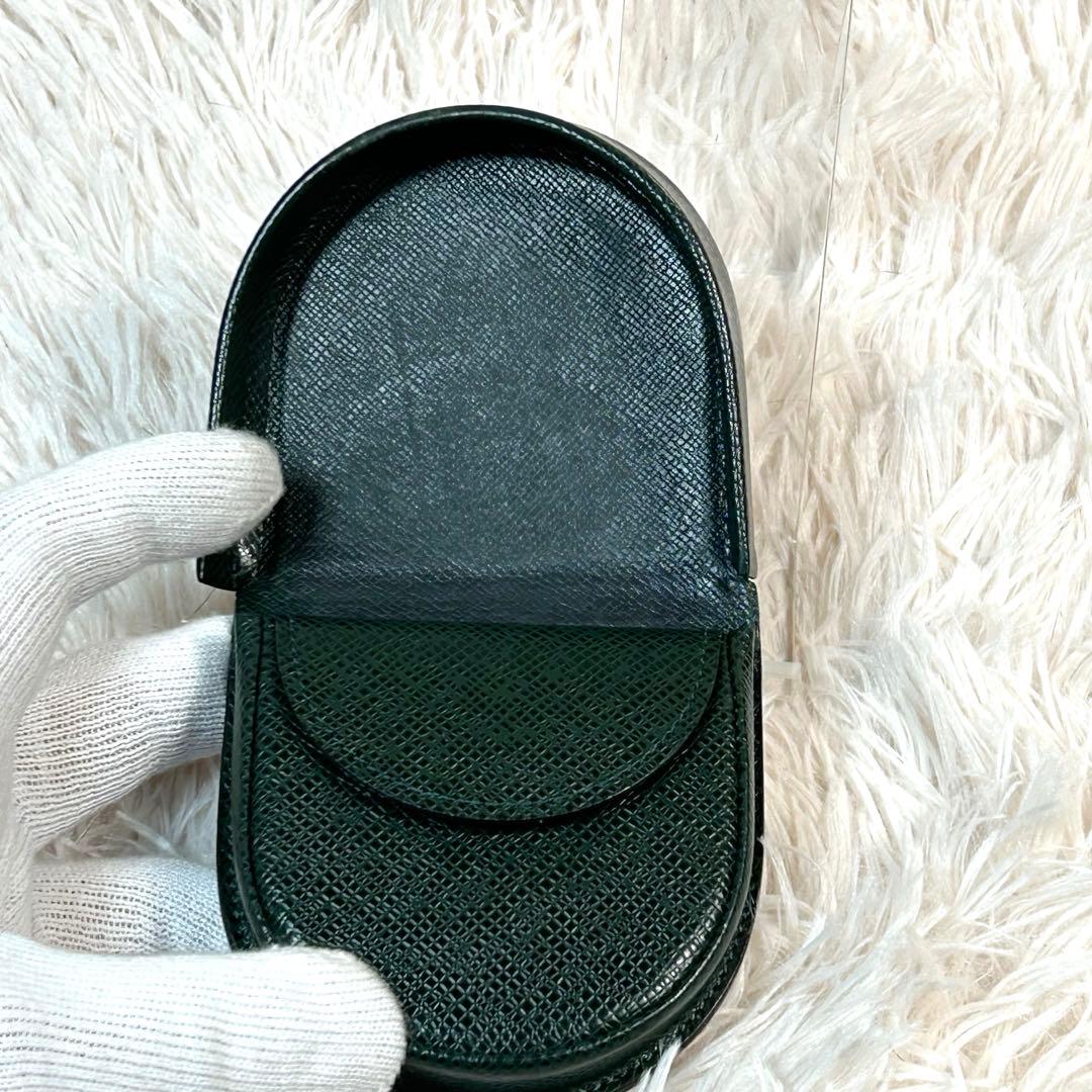 ルイヴィトン　エピ　ポルトモネ・キュベット　グリーン　ケース　美品