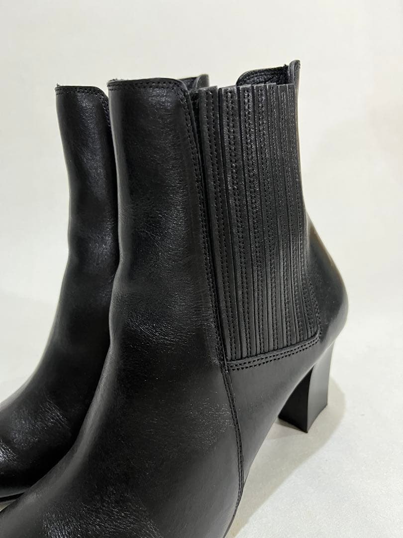 RABOKIGOSHI works 本革サイドゴアブーツ 7.5cmヒール