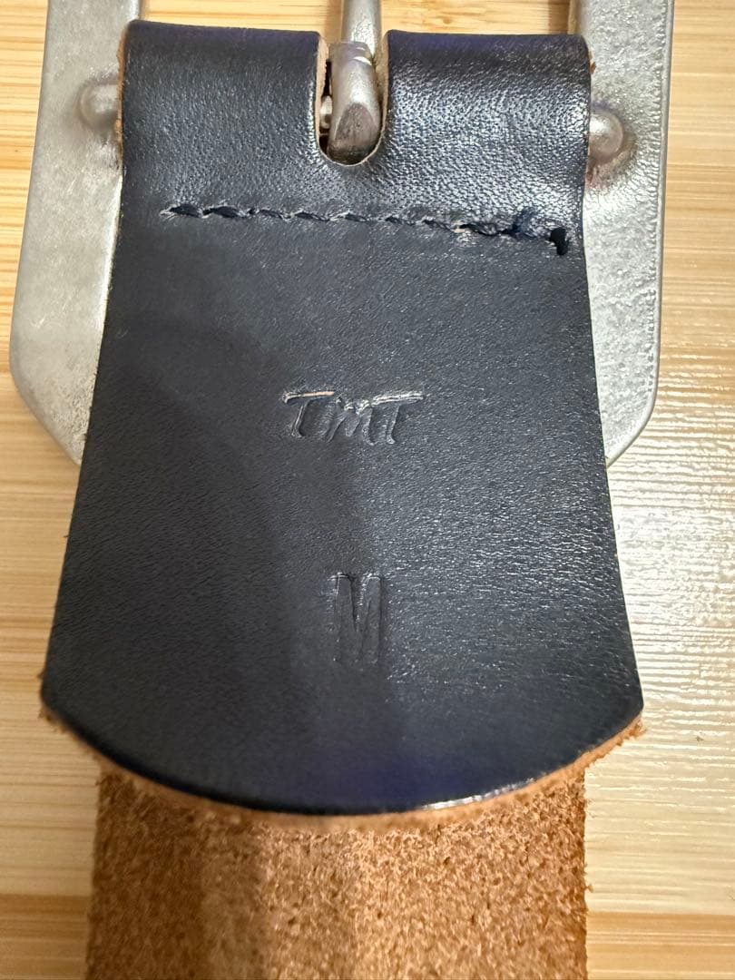 美品⭐️TMT⭐️フラワーシルバースタッズ⭐️マルチカラーストーン⭐️ブラックレザー⭐️M