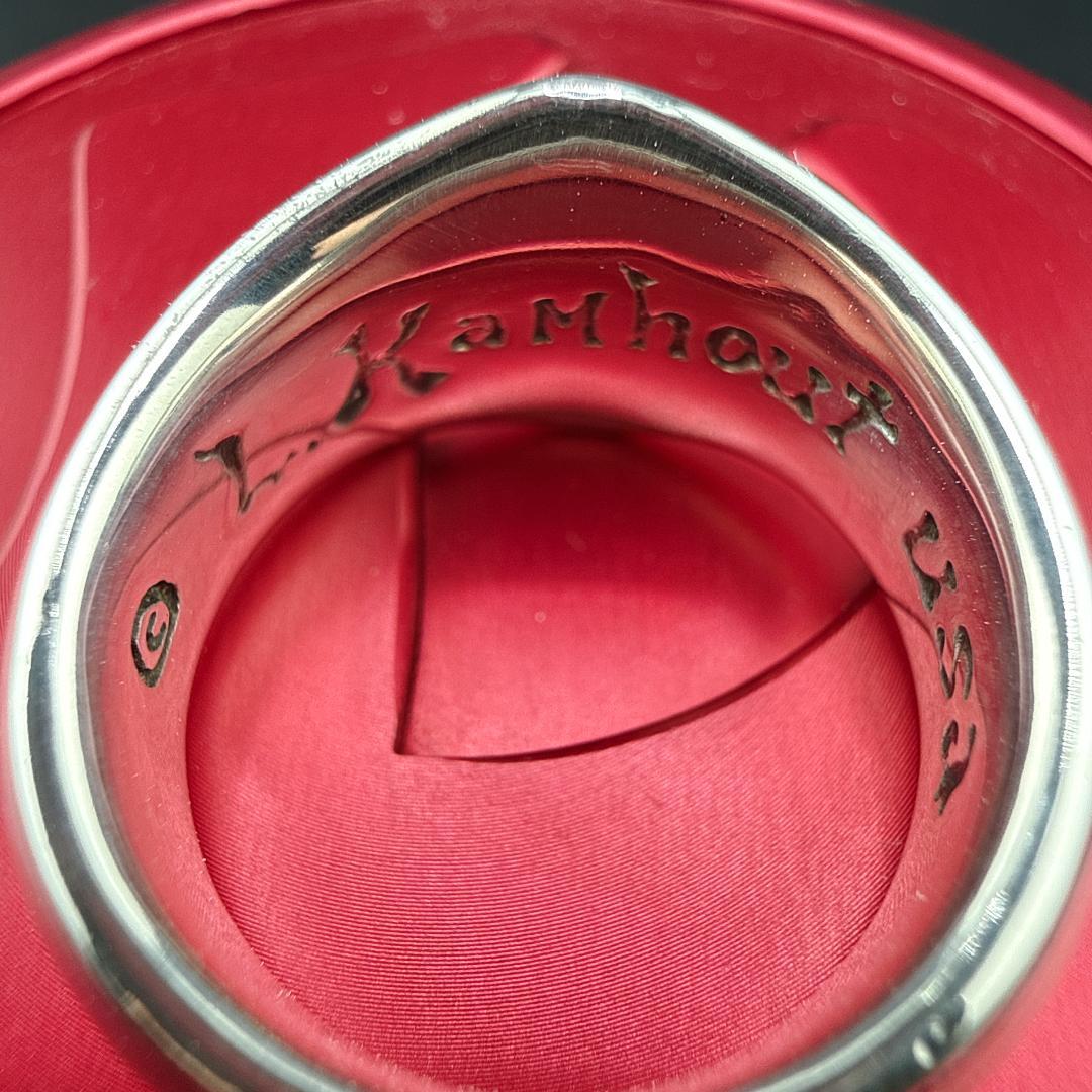 LONE ONES シルクリング L シルバー 約17号 保存箱付