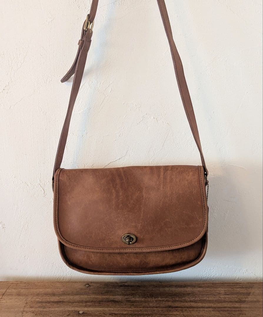 USA製　オールドコーチ　キャメル