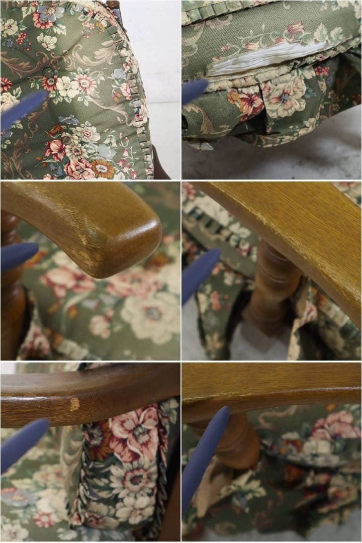 飛騨産業　ヒダサンギョウ　キツツキ 穂高 リビングチェア 両肘付き　グリーン