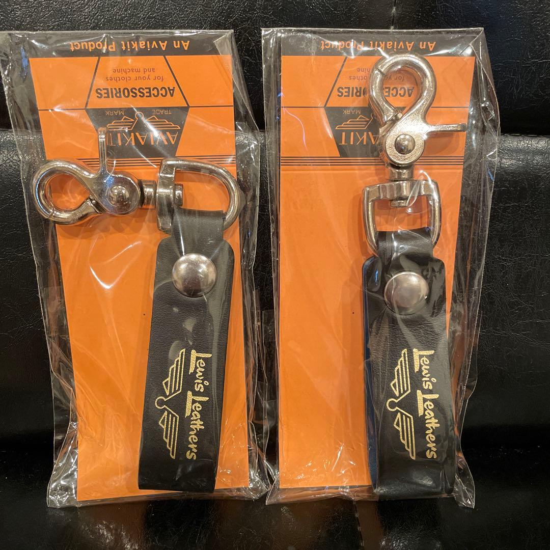 未開封 Lewis Leathers ルイスレザーズ キーホルダー 牛革