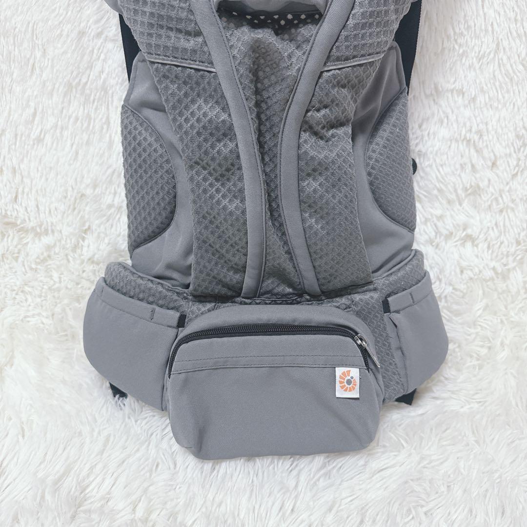 【美品】ergobaby OMNI breeze 抱っこ紐 グラファイトグレー
