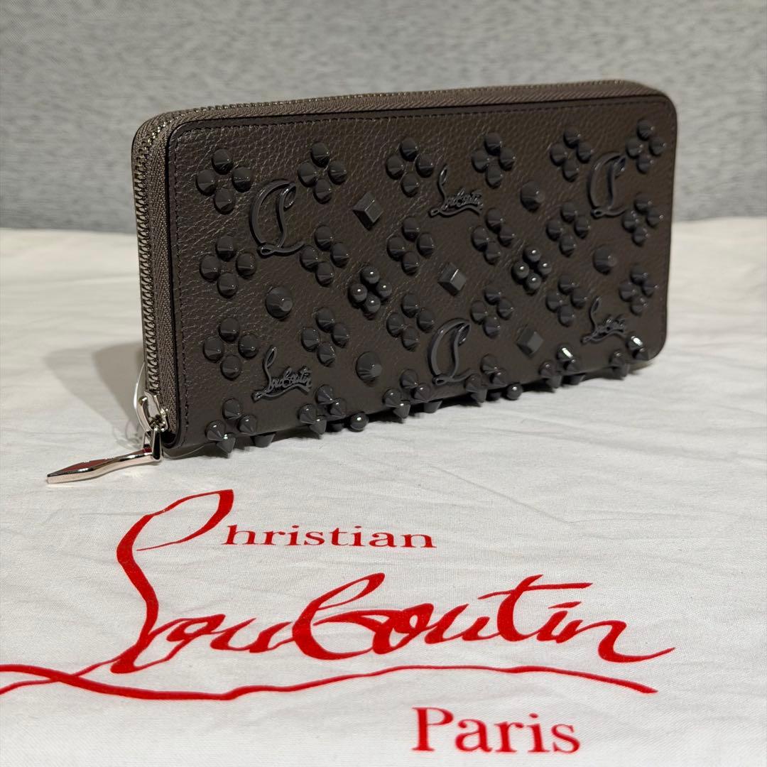 【新品未使用】 国内正規品 ルブタン パネトーネ 長財布 ダークブラウン