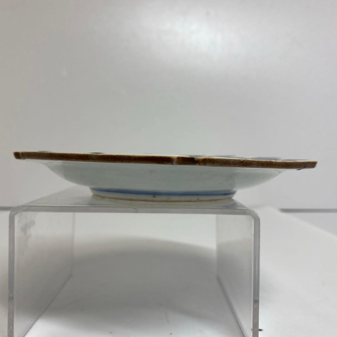 専用　江戸初期　古九谷　絵皿　直径14.5cm 東K7-1214☆2F タサコサ