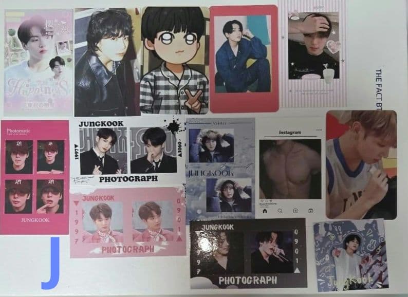 BTS グク　おもしろ トレカ 他 J セット