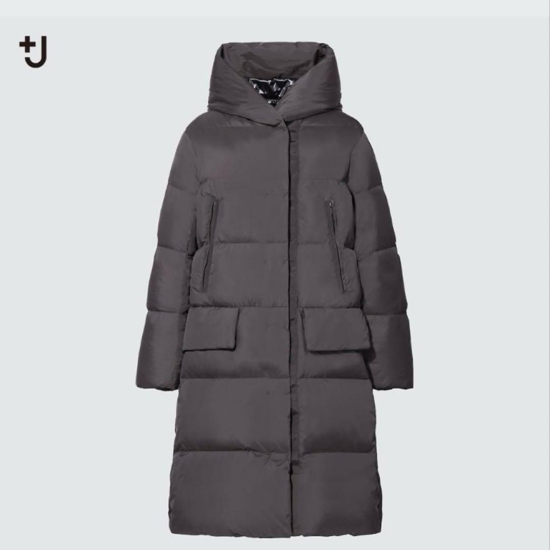 ユニクロ +J ロングダウン S ブラック