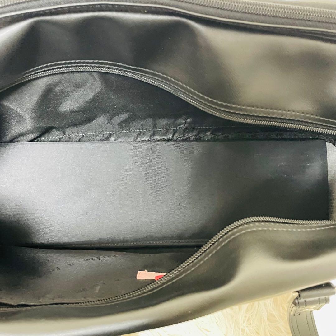 ★美品★ EASTBOY スクールバッグ ブラック 自由の女神刺繍　ピンク