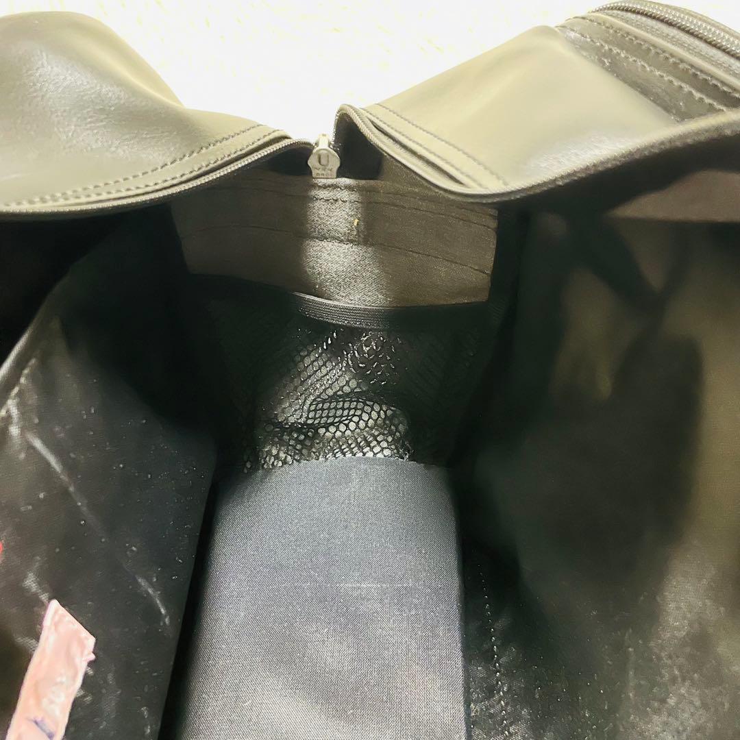 ★美品★ EASTBOY スクールバッグ ブラック 自由の女神刺繍　ピンク