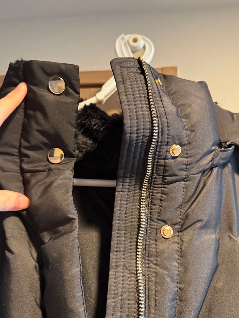 ZARA 撥水防風フード付きダウンジャケット　XL