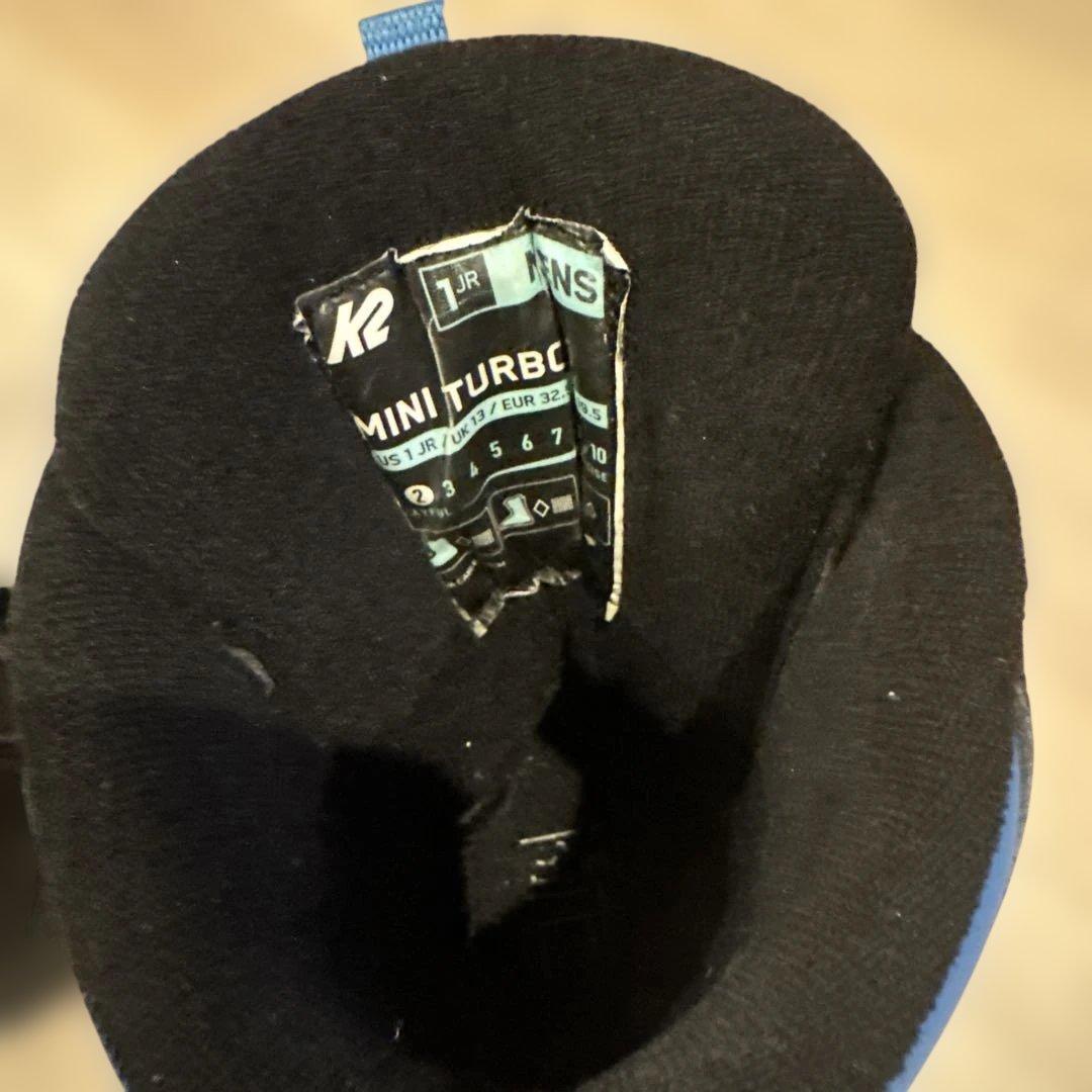 スノーボードブーツ k2 mini turbo 19.5cm21㎝ジュニア