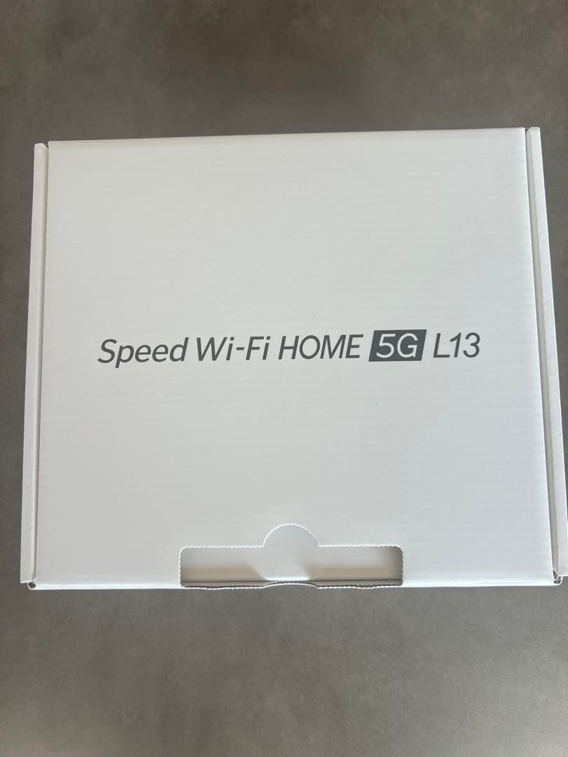 【完全未開封/新品】Speed Wi-Fi  5G L13 ホワイト