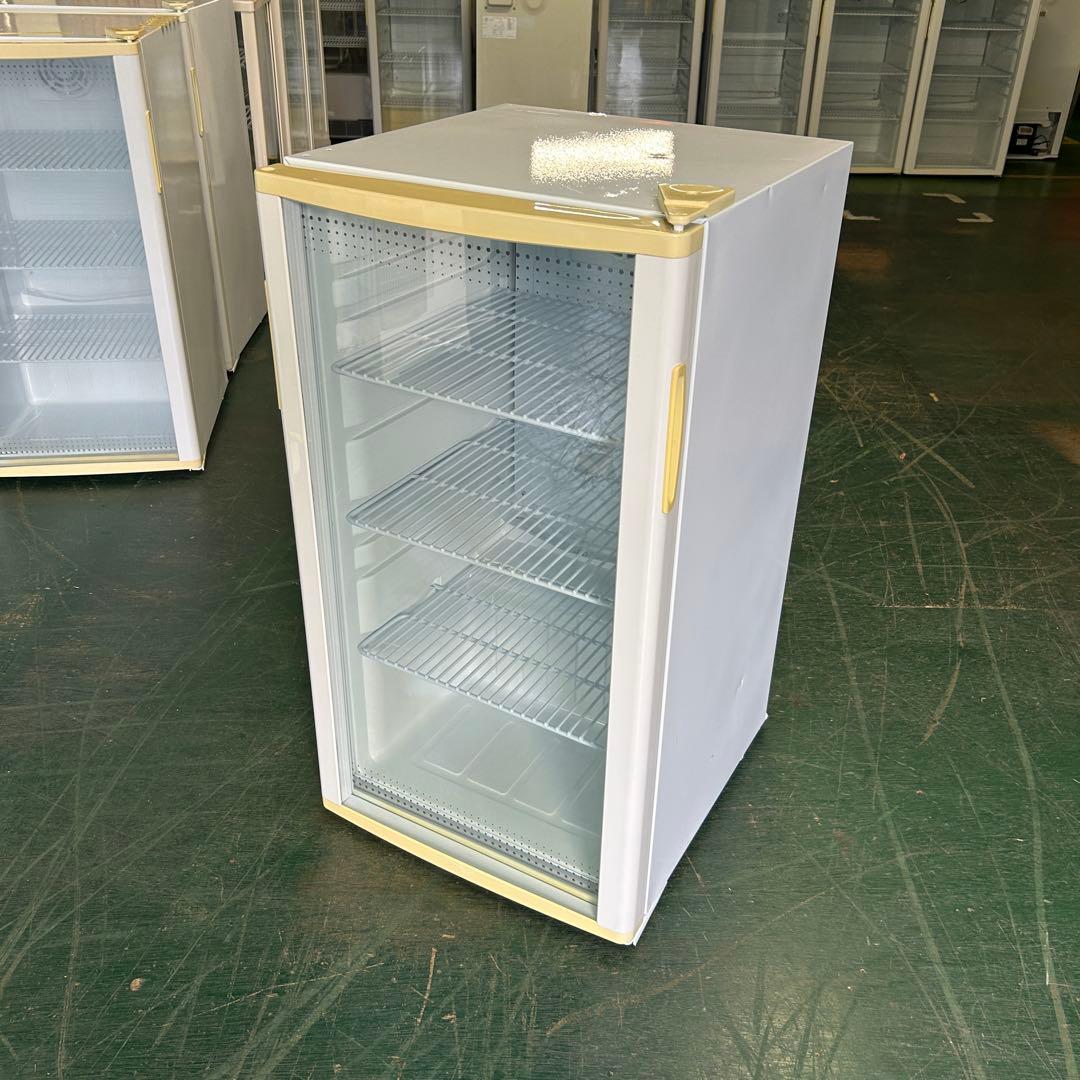 131業務用 冷蔵ショーケース オフィスコンビニ XW-105 左右開き 小型