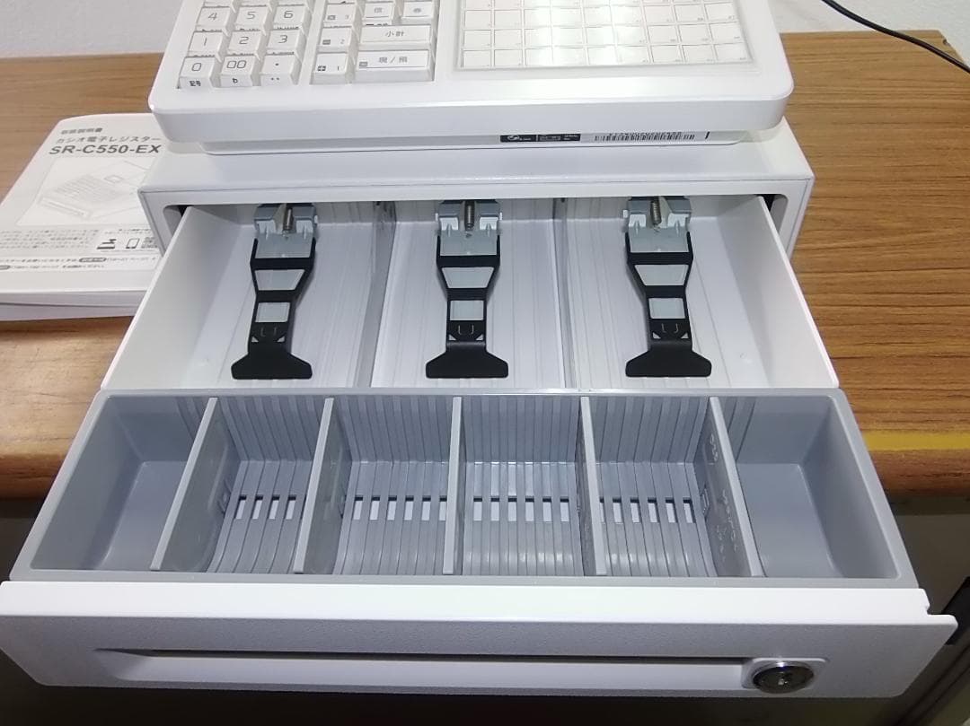 CASIO SR-C550-4S ホワイト レジスター25424