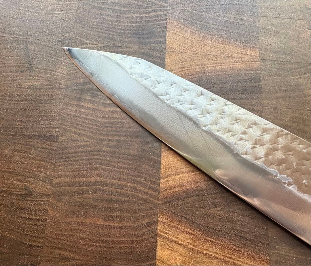 黒崎優　閃光　鋭　sg2 切付　牛刀 210mm ターコイズ　洋包丁　越前