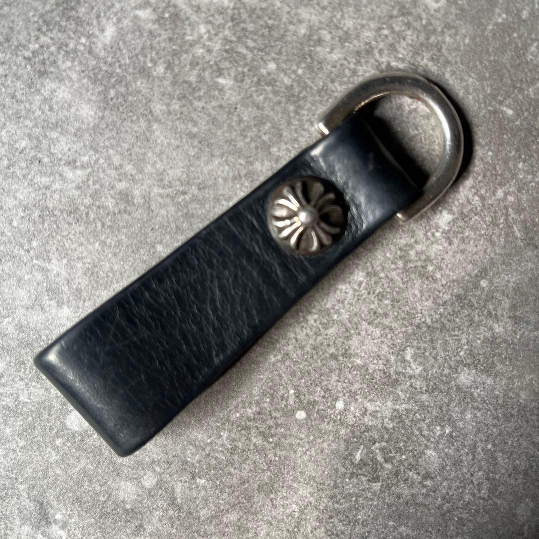 焼きそば　クロムハーツ キーリング CHプラス レザーベルトループ