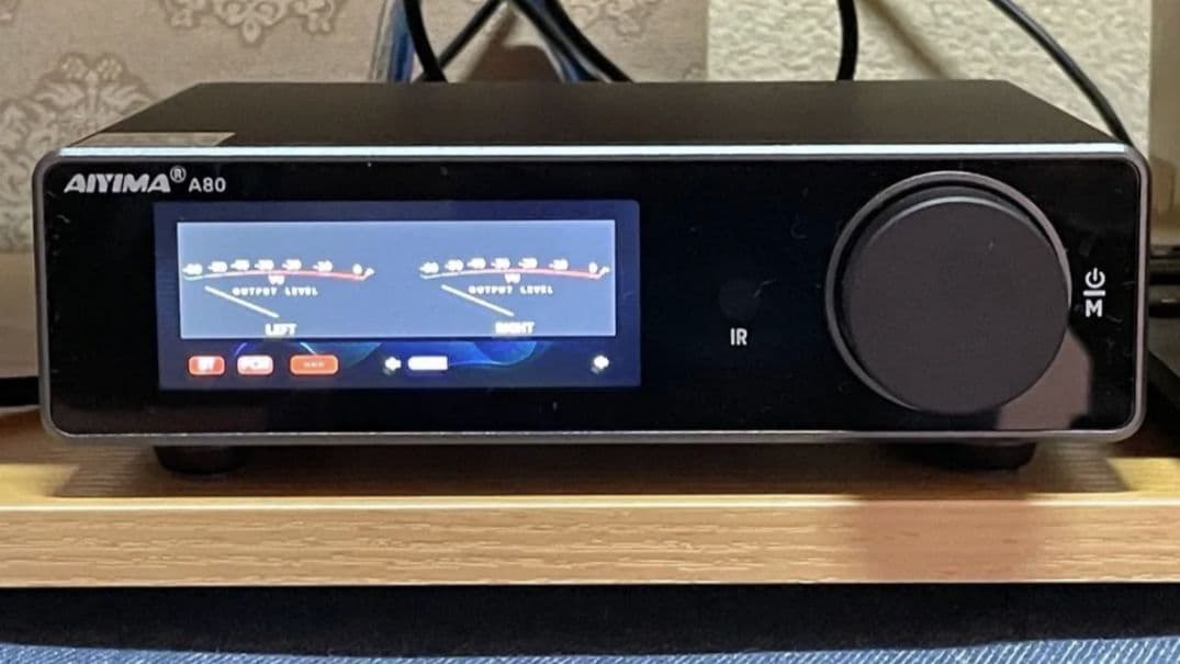 未使用に近い AIYIMA A80 2025年10月購入 更新前バージョン