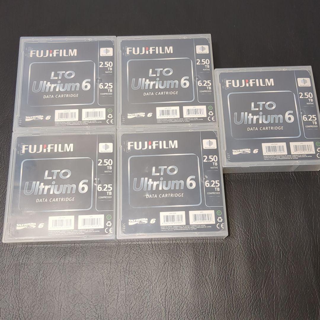 5本セット！FUJIFILM LTO Ultrium 6 6.25TB
