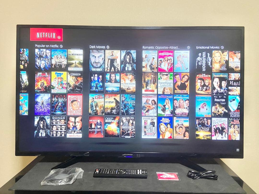 【今だけ優待価格】FUNAI 49V型4K｜近郊8000円引＆無料配送