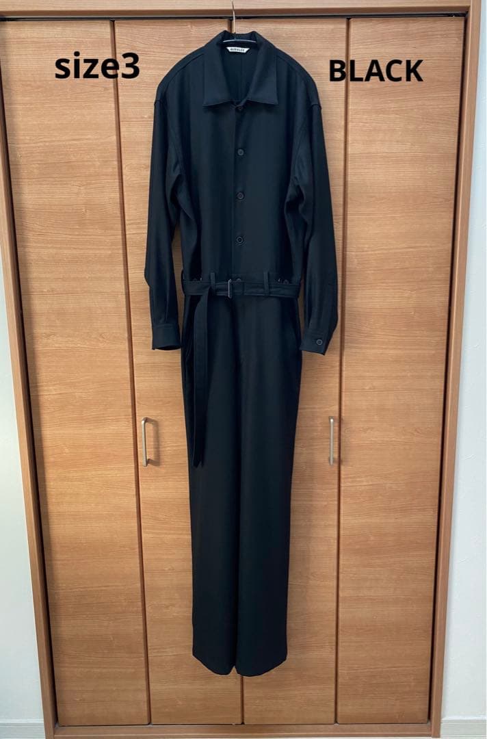 パンツ AURALEE 24aw SUPER LIGHT WOOL JUMPSUIT