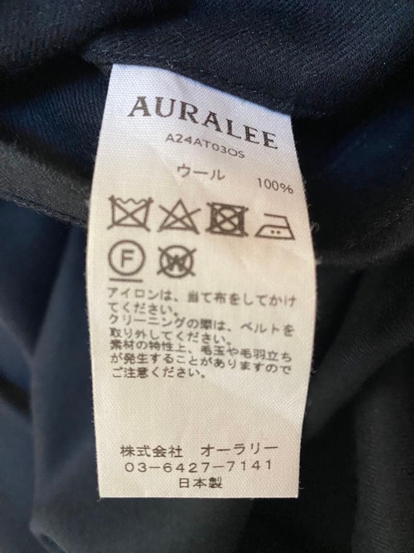 パンツ AURALEE 24aw SUPER LIGHT WOOL JUMPSUIT