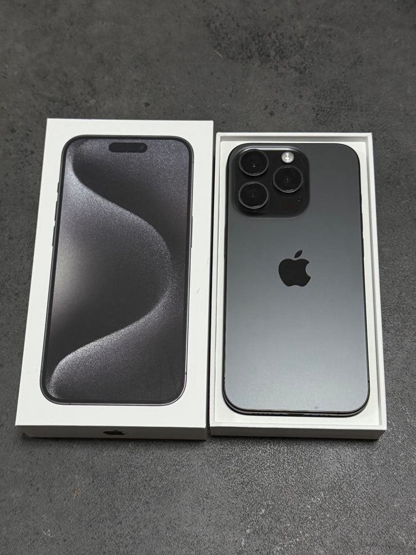 【1/15まで】iPhone15 Pro 128GB ブラックチタニウム