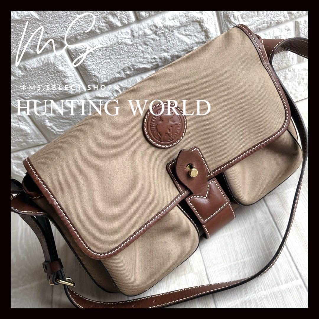 ハンティングワールド 斜め掛け対応 サファリトゥデイ ショルダーバッグ