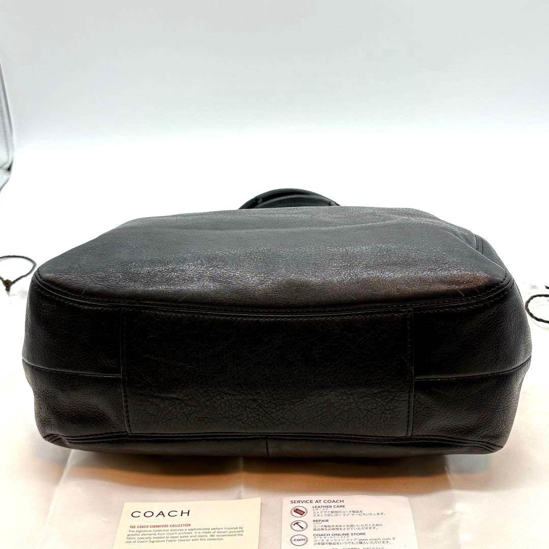 GAO　COACH コーチ　アシュレイ　ハンドバッグ　レザー　ブラック　黒