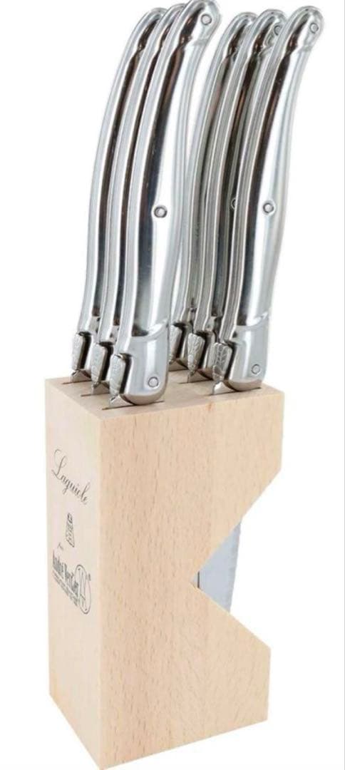 新品未使用　LAGUIOLE ステーキナイフ　6本セット　シルバー