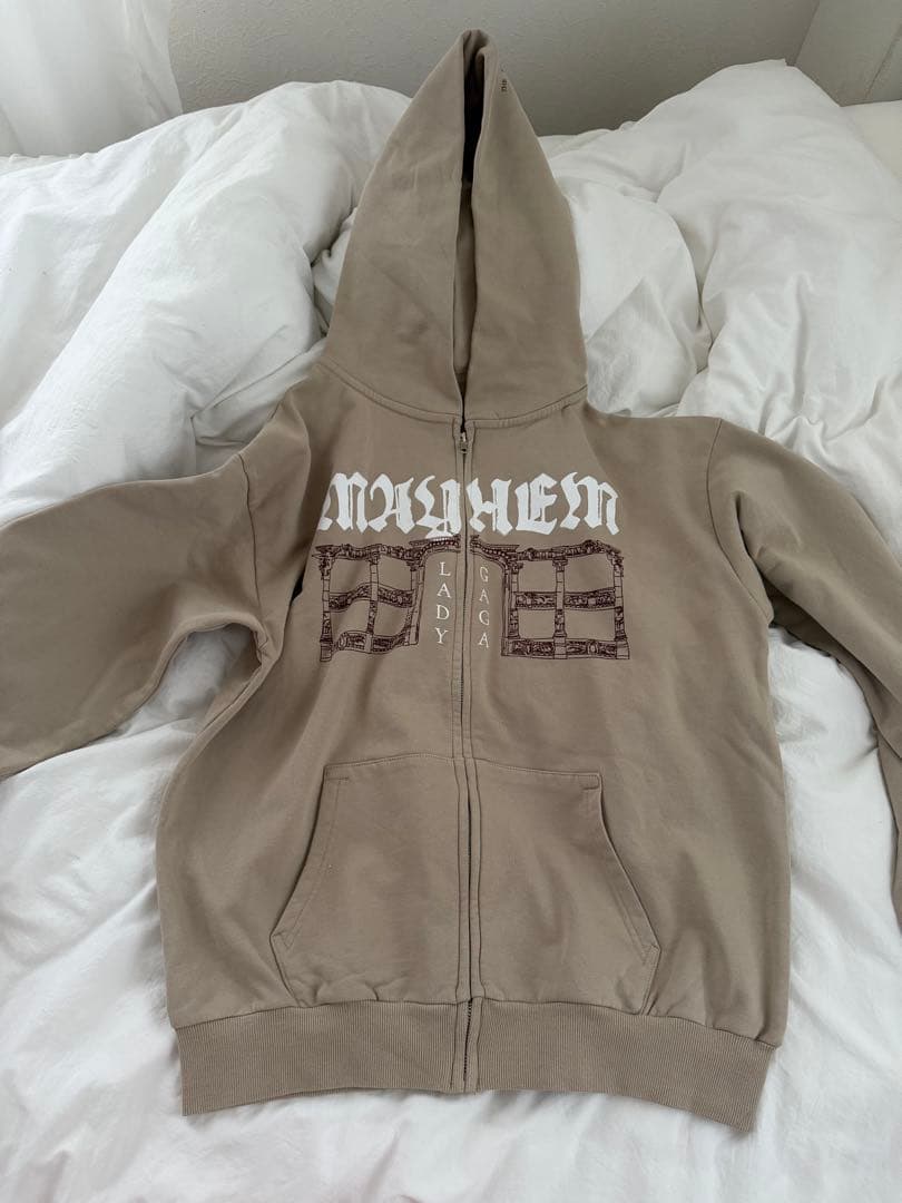 LADY GAGA MAYHEMBallグッズ　ジップアップパーカー(L)
