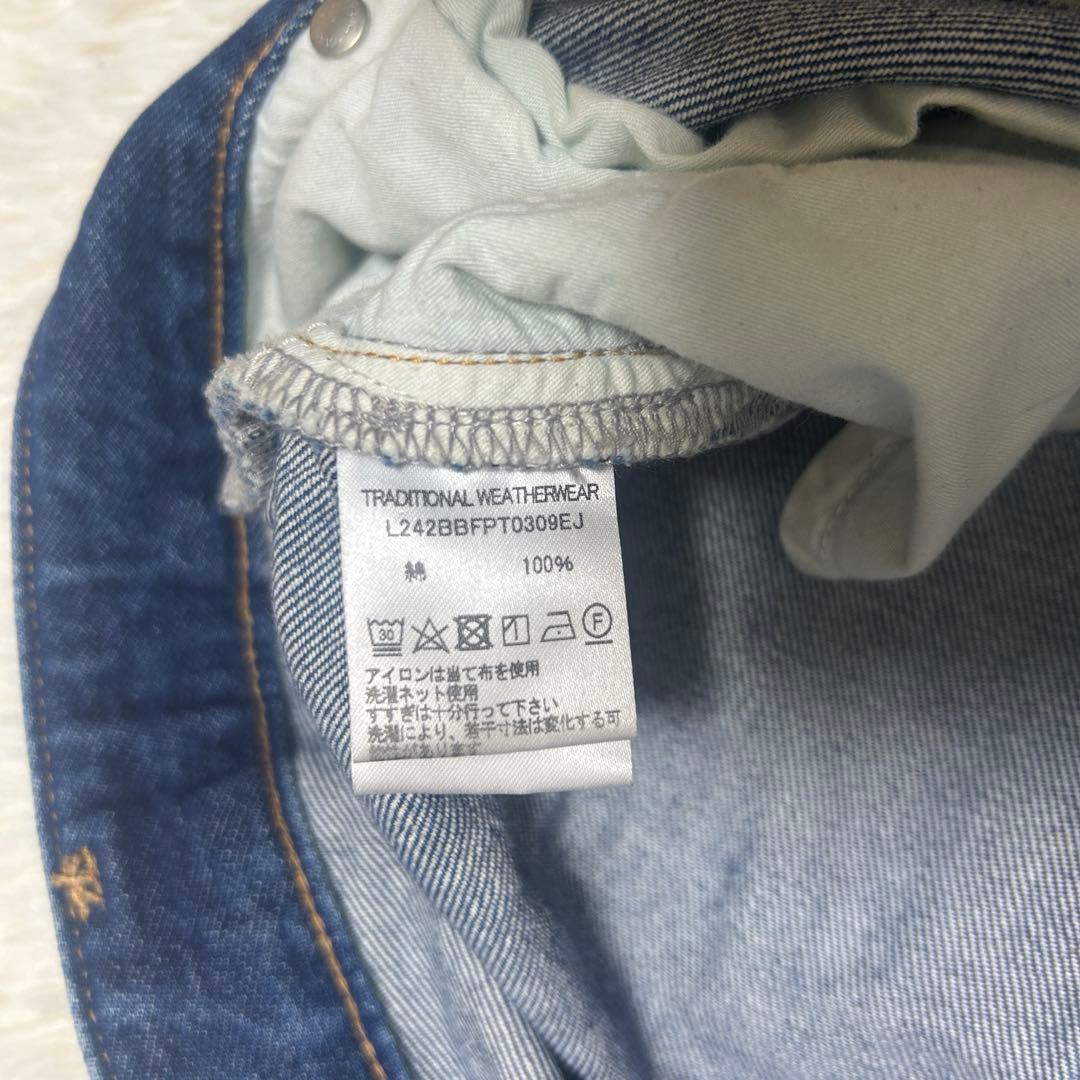トラディショナルウェザーウェア　UNIONSLACKS デニムパンツ　XS